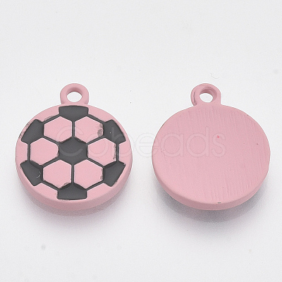 Baking Painted Alloy Pendants ENAM-S119-023B-1