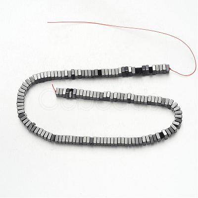 Non-magnetic Synthetic Hematite Bead Strands G-F300-20A-09-1