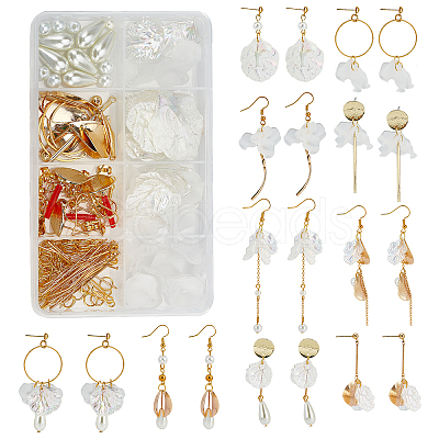 SUNNYCLUE DIY Pedal Drop Earring Making Kits DIY-SC0019-76-1