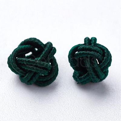 Polyester Weave Beads WOVE-N002-03-1