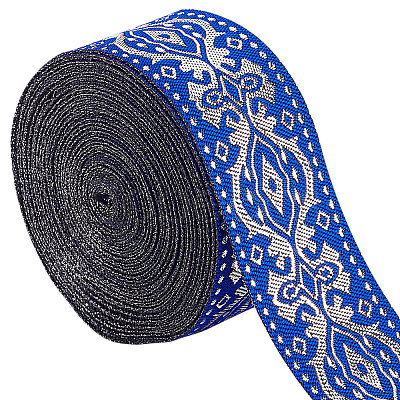 Gorgecraft Ethnic Style Polyester Silk Grosgrain Ribbon OCOR-GF0001-79D-1