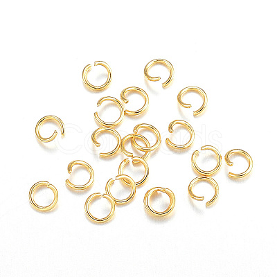 304 Stainless Steel Jump Rings A-STAS-F084-27G-1