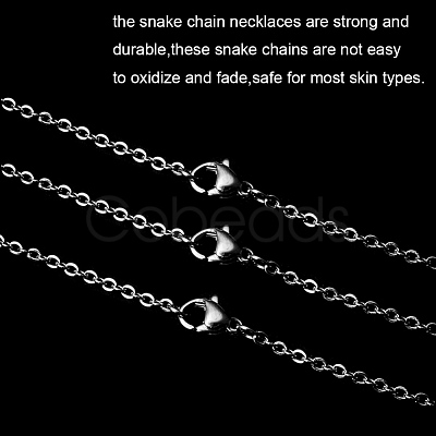 Non-Tarnish 304 Stainless Steel Necklace STAS-J023-02P-1