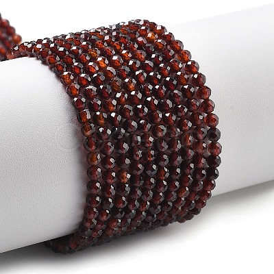 Natural Garnet Beads Strands G-H079-A01-03D-1