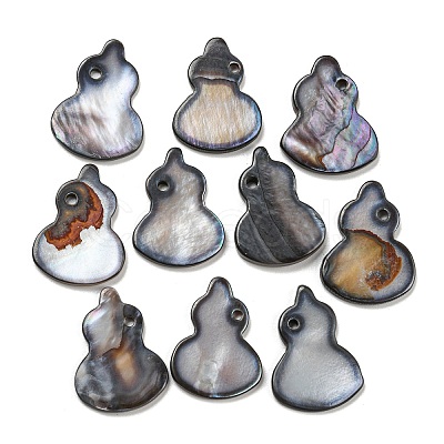 Dyed Natural Freshwater Shell Pendants BSHE-G034-11A-1