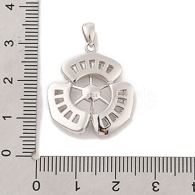 925 Sterling Silver Peg Bail Pendants STER-B003-09P-1