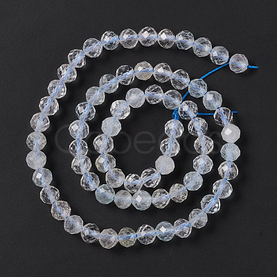 Natural Topaz Crystal Beads Strands G-F717-20-1