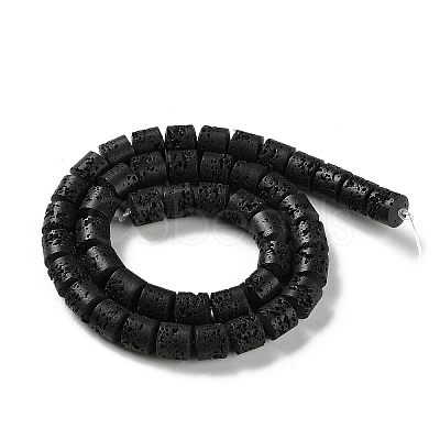 Synthetic Lava Rock Dyed Beads Strands G-H311-05B-11-1