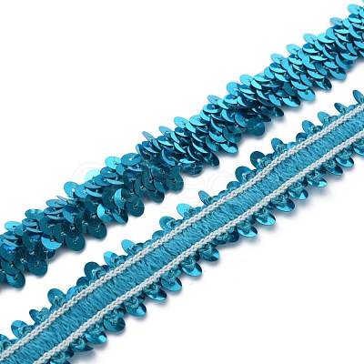 Yarn Lace Trims SRIB-WH0011-036A-1