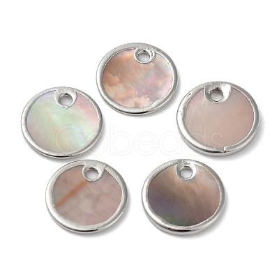 Natural Sea Shell Pendants BSHE-P033-13A-P-1