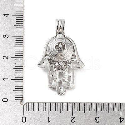 Alloy Bead Cage Pendants FIND-M012-01H-P-1