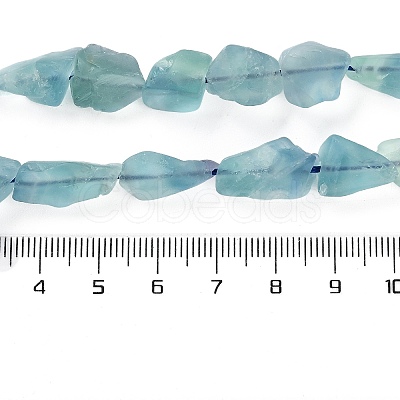 Raw Rough Natural Fluorite Beads Strands G-G116-B03-01-1