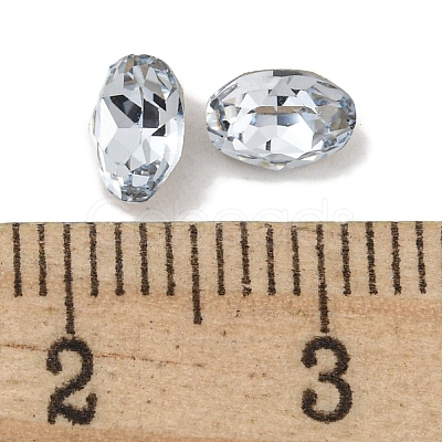 Glass Rhinestone Cabochons RGLA-L029-17B-211-1