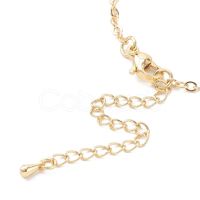 Brass Cable Chain Bracelets BJEW-JB06059-1