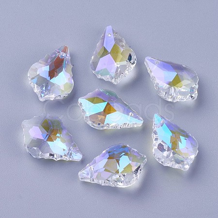 Faceted Glass Pendants X-GLAA-F068-C27-1