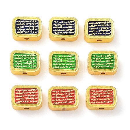 Alloy Enamel Beads ENAM-B001-02-1