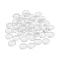 Transparent Glass Cabochons, Clear Dome Cabochon for Cameo Photo Pendant Jewelry Making, Clear, 19.5~20x5.5mm, 90pcs/Bag