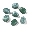 Opaque Acrylic Beads, Two Tone Color, Nuggets, Teal, 23x19x16mm, Hole: 2.2mm, about 134pcs/500g