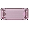 Preciosa&reg MAXIMA Crystal Fancy Stones, Czech Crystal, 435 26 212 Baguette, Dura Foiling, Light Amethyst, 7x3mm