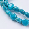 Synthetic Turquoise Beads Strands G-E456-42A-10mm-3