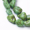 Natural Magnesite Beads Strands G-F592-01-3