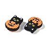 Halloween Theme Silicone Focal Beads SIL-M005-04A-2