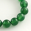 Round Natural Green Onyx Agate Beads Strands G-S119-03-8mm-2