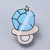 Acrylic Safety Brooches JEWB-D006-A04-2