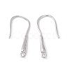 Rack Plating Brass Earring Hooks KK-G433-17P-2