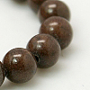 Natural Mashan Jade Round Beads Strands G-D263-4mm-XS14-1