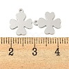925 Sterling Silver Clover Charms STER-B005-33P-3