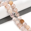 Natural Cherry Blossom Agate Beads Strands G-NH0021-A15-02-2