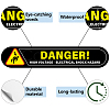 Mini PVC Coated Self Adhesive DANGER Warning Stickers STIC-WH0017-007-3