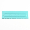 Plastic Baking Edge Dough Scraper and Cutter Pastry Spatulas AJEW-P077-10-1