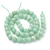 Natural Myanmar Jade/Burmese Jade Beads Strands X-G-T064-22-6mm-2