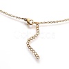 304 Stainless Steel Pendant Necklaces STAS-I099-16-G-4