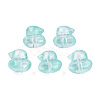 Transparent Spray Painted Glass Beads GLAA-N035-023-C04-1