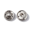 202 Stainless Steel Snap Buttons BUTT-I017-01B-P-2
