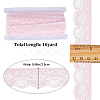 10 Yards Polyester Elastic Lace Trim OCOR-WH0086-04A-2