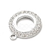 Alloy Rhinestone Pendants ALRI-C007-53P-4