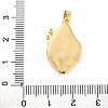 Brass Enamel Pendants KK-Z084-15G-03-3