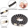 WADORN&reg 2Pcs 2 Style Braided Cord Bag Straps FIND-WR0005-36-4