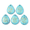 Synthetic Turquoise Pendants G-T122-72H-1