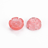 Cherry Quartz Glass Beads G-T122-55-2