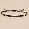 Bohemian Style Seed Braided Bead Bracelet PW-WG75BE1-01-1