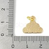 Brass Enamel Pendants KK-B114-17G-02-3