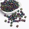 Opaque Acrylic Beads X-SACR-Q100-M023-1