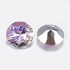 Faceted Glass Rhinestone Charms RGLA-F051-12mm-001VL-2