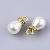 High Luster ABS Plastic Imitation Pearl Pendants X-RB-T011-03A-G-2