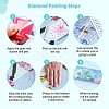 5D DIY Diamond Painting Animals Canvas Kits DIY-C004-18-7